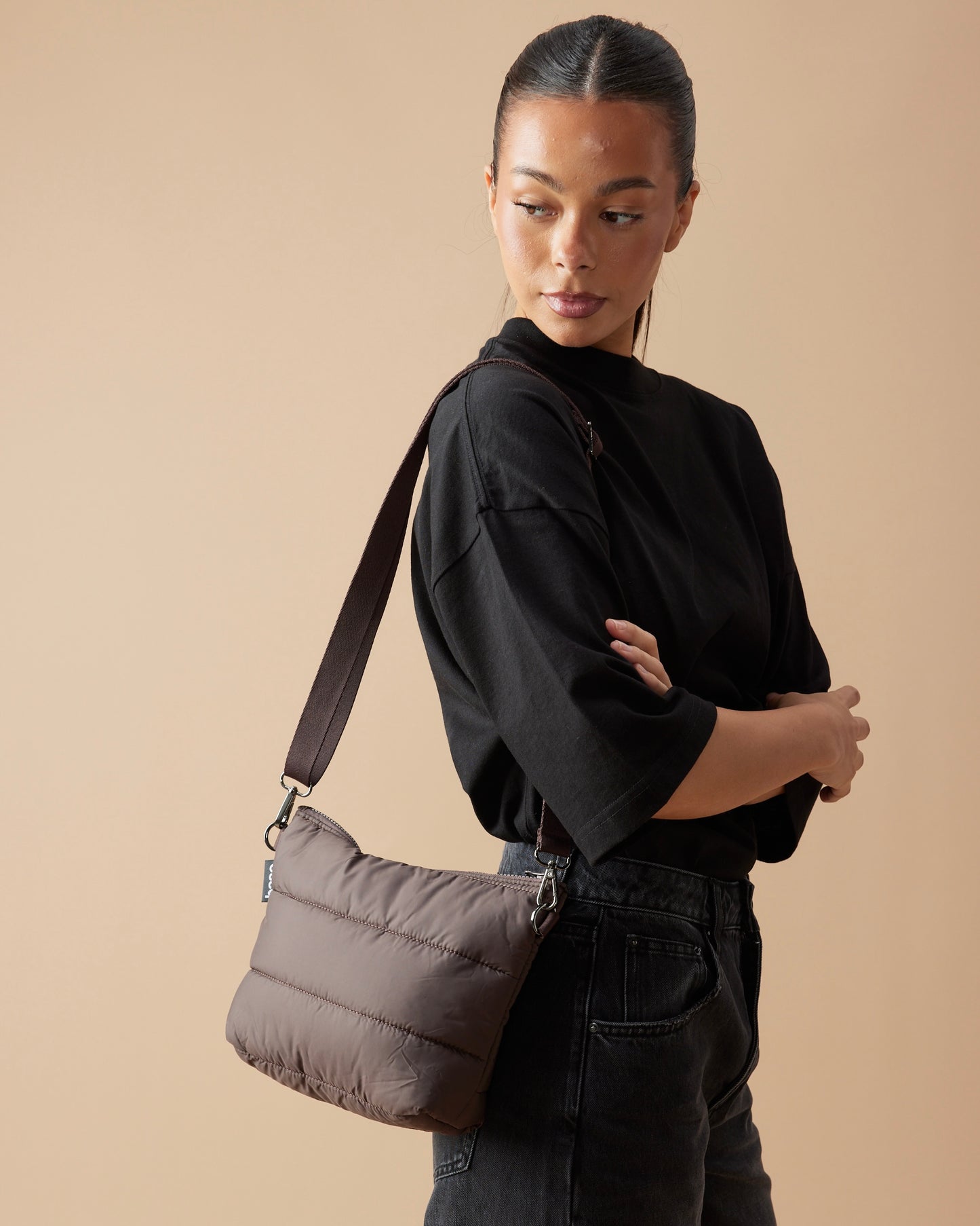 Stash Base Crossbody Bag (Chocolate)