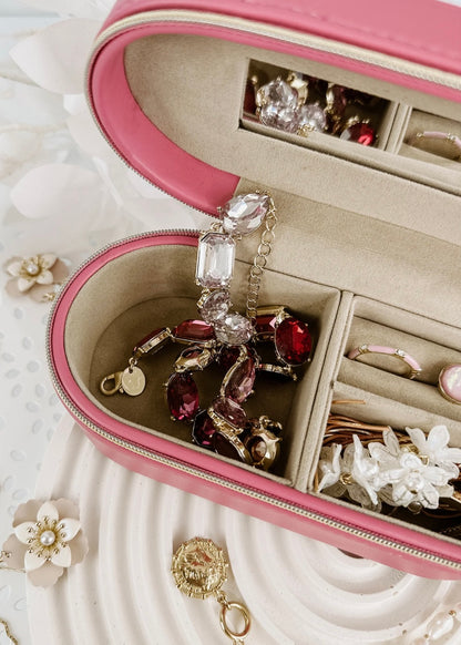 louenhide, charlee, jewellery box, jewellery storage, pink
