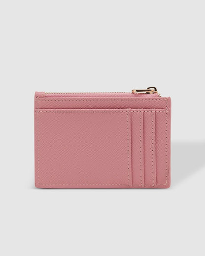 cara, card holder, louenhide, wallet, bubblegum pink, purse, card wallet