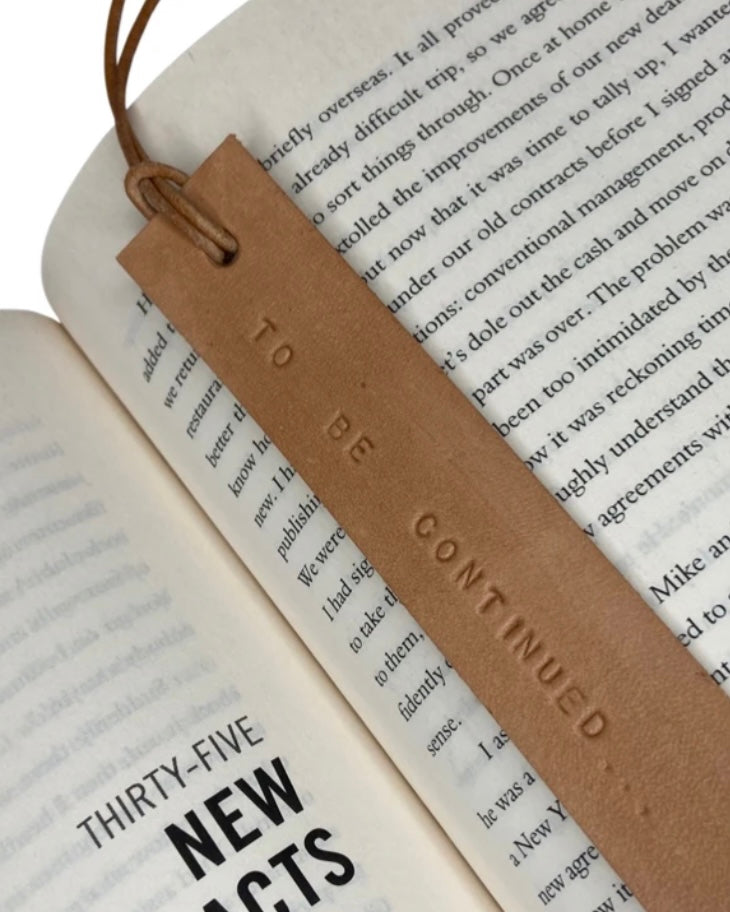 Leather Bookmark (To Be Continued...)