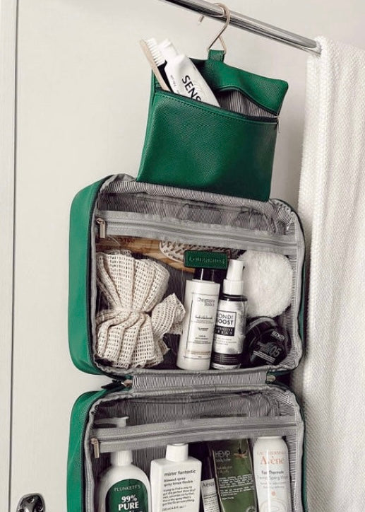 louenhide, baby emma, makeup case, toiletry bag, green, wash bag