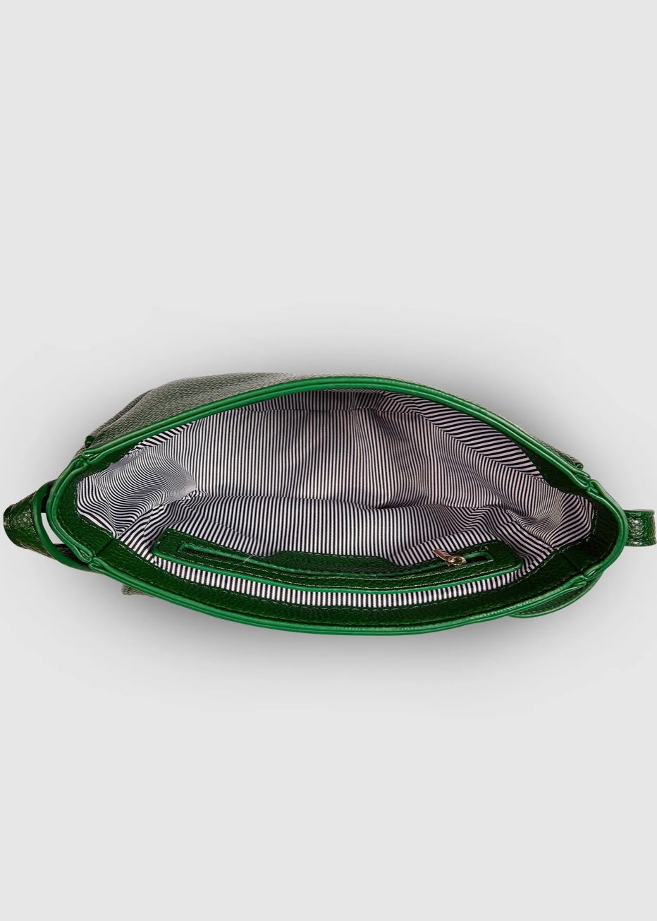 louenhide, trinity, shoulder bag, crossbody bag, green, forest green, saddle bag, bag