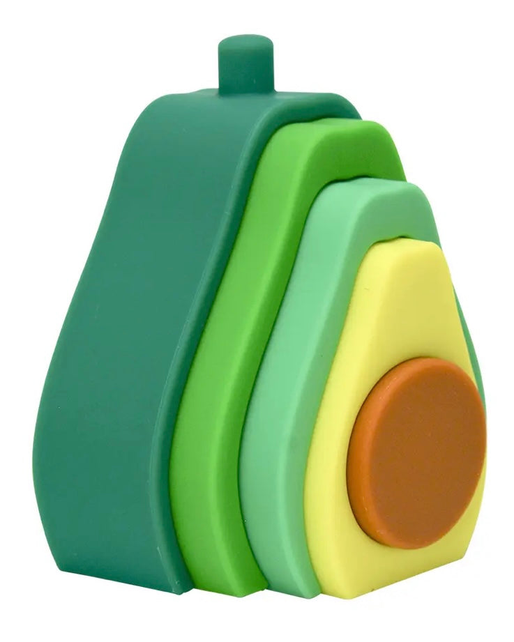 Silicone Avocado Stacking Toy (Avocado Stackables)