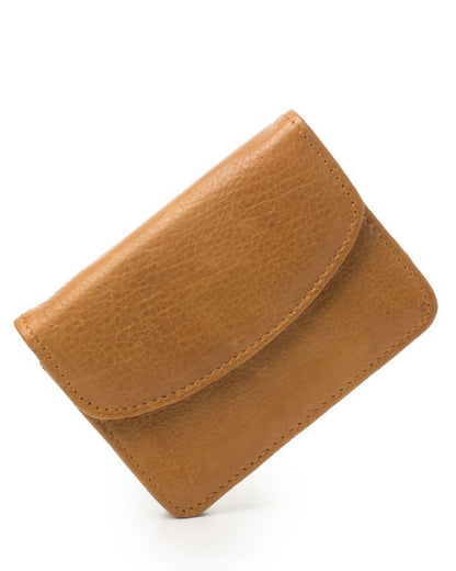 dusky robin, kitt purse, leather purse, tan leather, leather wallet