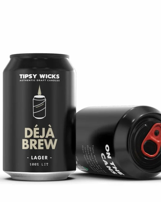 Tipsy Wicks Soy Candle (Deja Brew/Lager)
