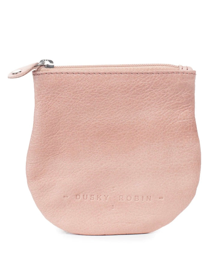 lilly purse, coin purse, dusky robin, leather, leather purse
