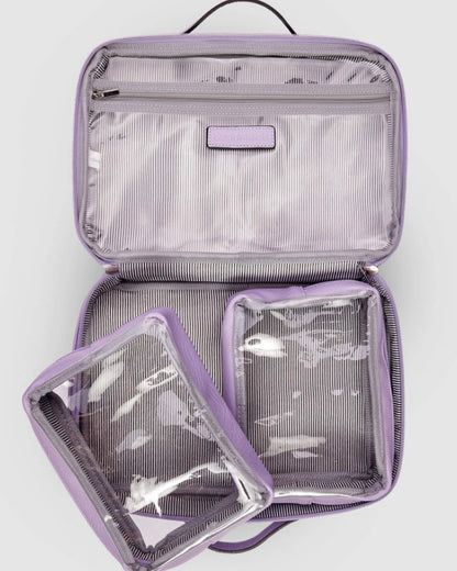 louenhide, georgie, makeup case, lilac, travel bag, toiletry bag