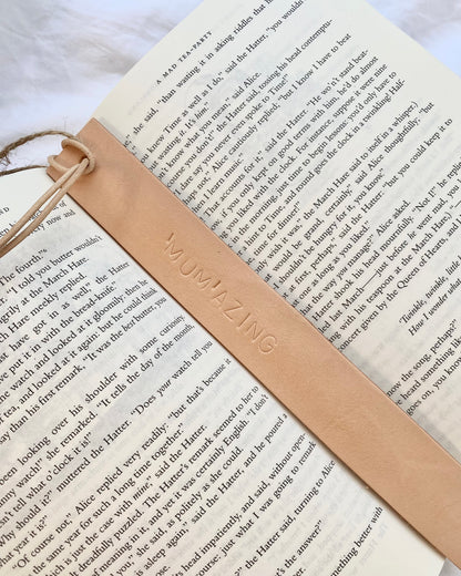 Leather Bookmark (Mumazing)