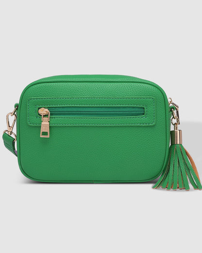 jacinta, crossbody bag, louenhide, apple green, vegan leather, everyday bag, green bag
