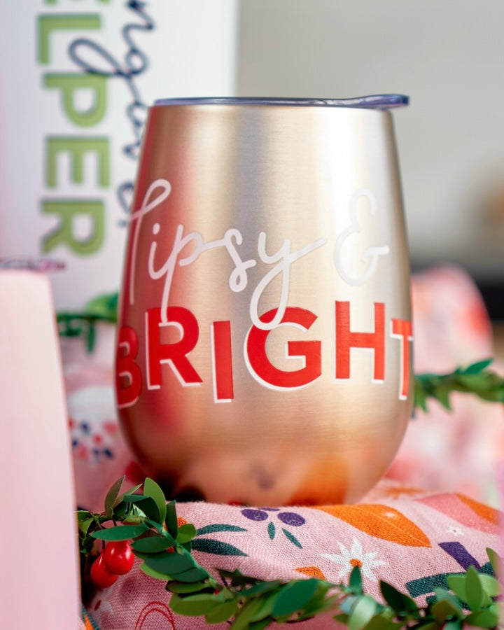 tipsy and bright, annabel trends, christmas gift, secret santa, tumbler
