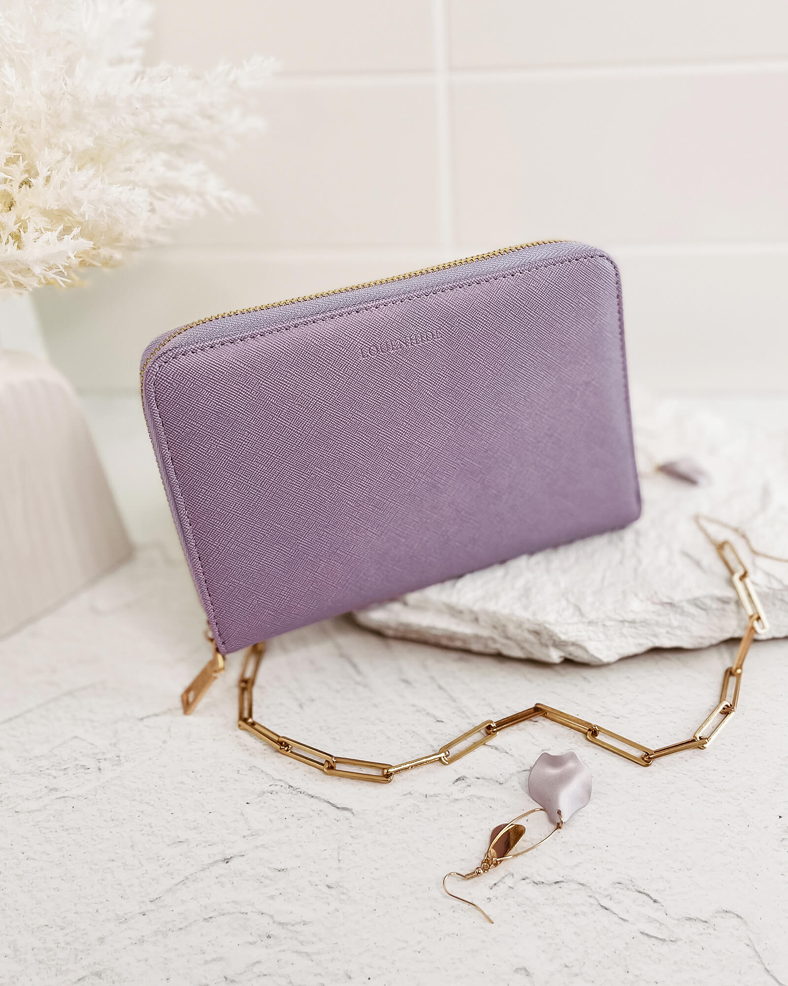 louenhide, katie jewellery wallet, jewellery storage, lilac