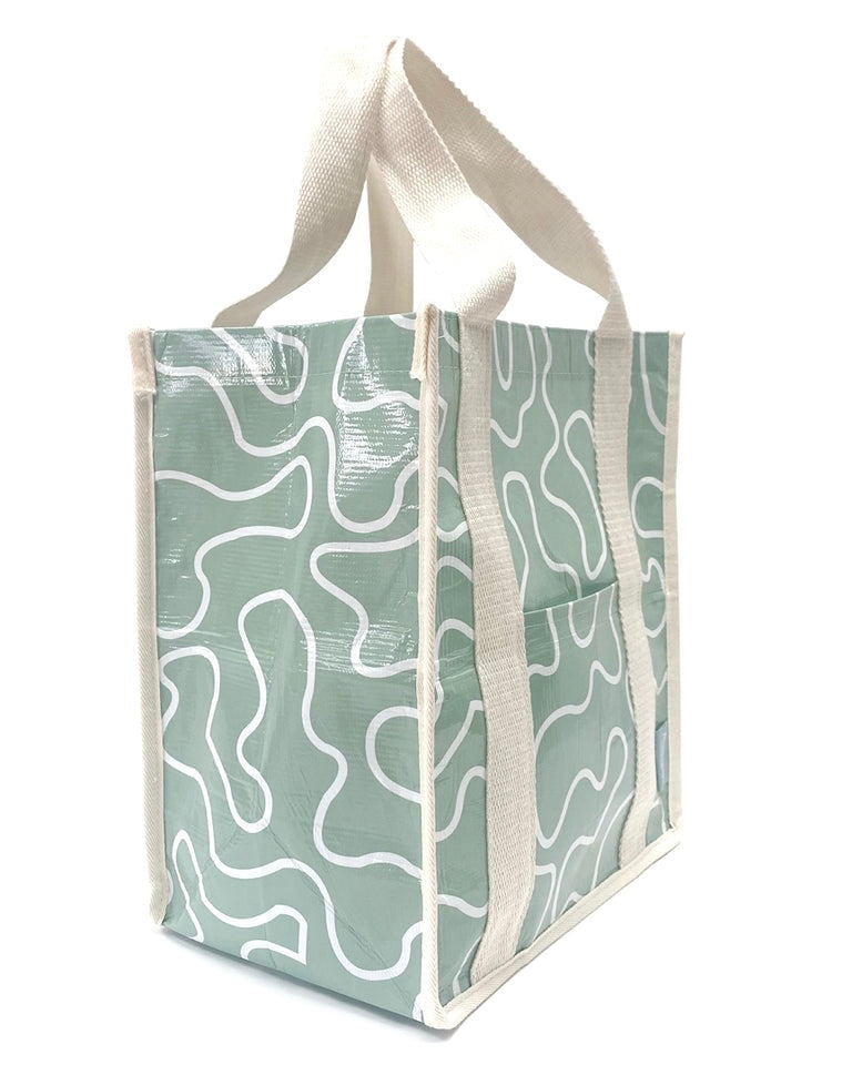 hello weekend, shopper bag, grocery bag, eco friendly bag, recycled bag,
