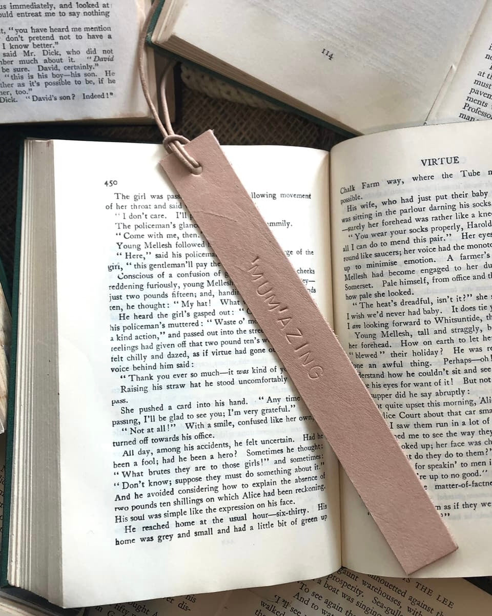 Leather Bookmark (Mumazing)