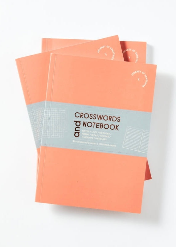 journey of something, crosswords and notebook, crosswords, notebook